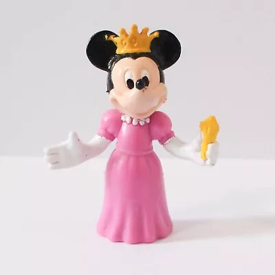 Buy Disney Store Minnie Mouse Small Plastic Figure Princess Pink Dress Queen • 10£