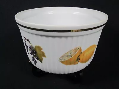 Buy Lovely  Vintage  Royal Worcester Evesham  Soufflé Dish Oven To Tableware • 5.97£