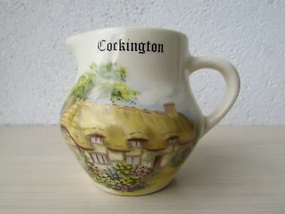 Buy Brixham Pottery Fine Earthenware Cream Jug - 'cockington' - Made In Devon. • 7.95£