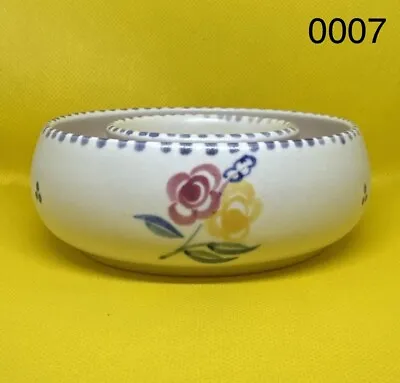 Buy Poole Pottery Ring Posy Vase, Traditional Ware 1950s Simplified Sprig Pattern • 17.95£