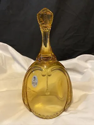 Buy FENTON Amber Glass Bell Handmade In USA Mint • 7.67£