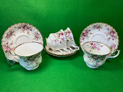 Buy Royal Albert COTTAGE GARDEN A SET OF FOUR CUPS AND SAUCERS • 40£