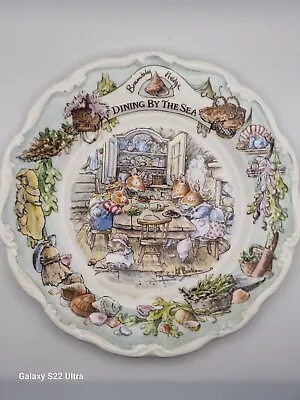 Buy Royal Doulton Brambly Hedge -  Dining By The Sea  Plate - Jill Barklem 2001 - 8  • 23£