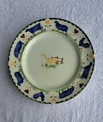 Buy Vintage Wood & Sons Jacks Farm Rare Goose Pig Cockerill Cow Dinner Plates 10  In • 34.27£