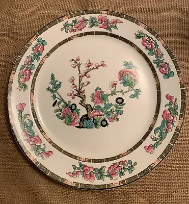 Buy Vtg John Maddock & Sons INDIAN TREE Green Trim 11  Chop Plate Charger England • 17.52£