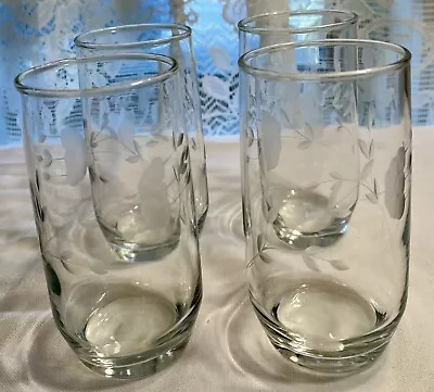 Buy Retired Princess House 5  Heritage 12 Oz. Tumbler Beverage Glasses Set Of 4 • 27.02£