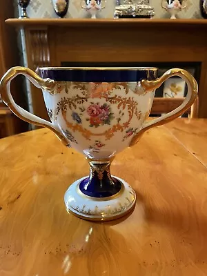 Buy Antique Cauldon China Large Goblet Loving Cup Vase  C1905-1920  • 80£