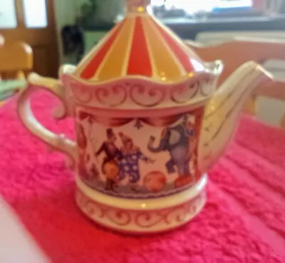 Buy Vintage Sadler Pottery Circus Teapot,Gilded,V4400 • 3.20£