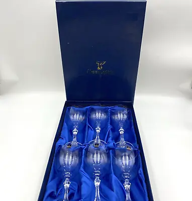 Buy Gleneagles 6 Lead Crystal Large Wine Glass Set In Presentation Box     W9 • 25£