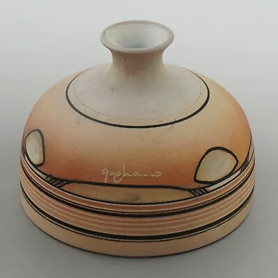 Buy Studio Ceramic Vase Roberto Gagliano Signed 11 Cm High Ø 14 Cm V.Z • 153.11£