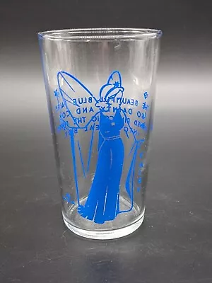 Buy 1940s Walt Disney Blue Fairy Pinocchio Series Glass Tumbler • 12.32£