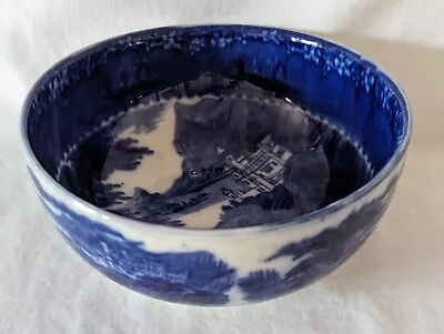 Buy Antique 1910 Blue & White Bowl By Jenny Lind Royal Staffordshire Burslem Pottery • 9.95£