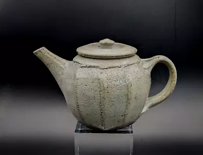 Buy RICHARD BATTERHAM Studio Pottery Salt Glazed Cut Faceted Sides Teapot Tea Pot • 450£