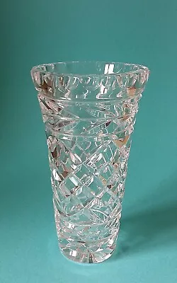 Buy BOHEMIA CRYSTAL GLASS VASE - 160mm - GREAT CONDITION • 15£