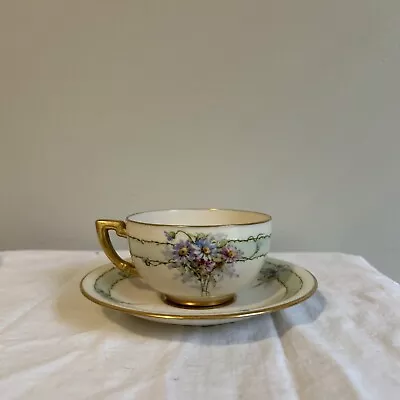 Buy Rare Antique Lenox Belleek Teacup And Saucer Early 1900's Makers Mark • 42.69£