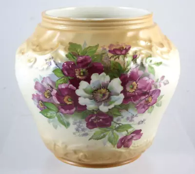 Buy Antique S. F. & Co Crown Devon Floral Bowl 14cm High X 16cm X 10cm. • 12.99£