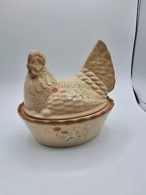 Buy Foster's Pottery Hen Chicken On A Nest Lidded Dish • 24.99£