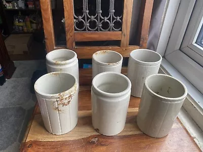 Buy Job Lot Of Stoneware Jars / Pots - Antiques  • 20£