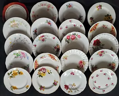Buy Job Lot 20 Vintage China Side Plates Wedding Party Tearoom Set F • 30£