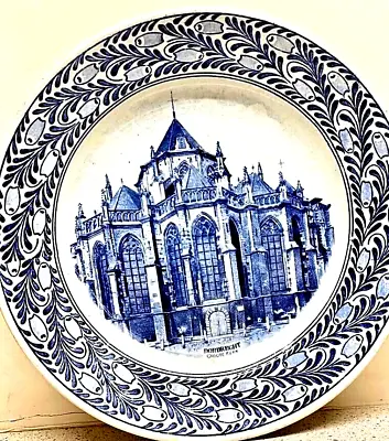 Buy Ceramic Vintage Hanging Plate,  Well-Known Dutch Pottery Company In 19th • 151.56£