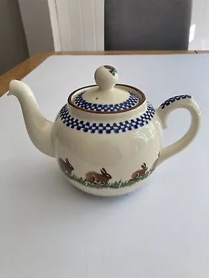 Buy Vintage Brixton Pottery Rabbit  Old Pattern Tea Pot • 19.99£