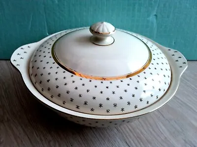 Buy Vintage Ivory Ware J.Maddock&S Serving Dish Tureen Gold Stars Pottery England • 25£