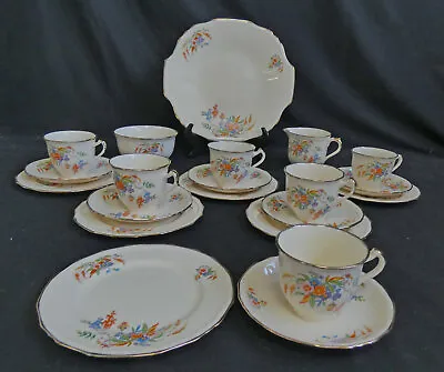Buy Art Deco Alfred Meakin Circa 1930 Cascadia Pattern 21 Pce Tea Set        Sh17 • 49.99£