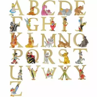 Buy Disney Enchanting Alphabet Letter Collection Resin Ornament Collection • 8.49£