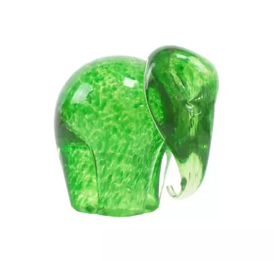 Buy Wedgewood Green Elephant Glass Paperweight • 9.95£