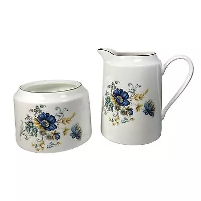 Buy Royal Tara Sugar Bowl & Jug Fine Bone China Galway Ireland Vintage Floral Design • 14.99£