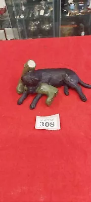Buy Pottery Figurine Of A Dog With Wellington Great Detail • 19.99£