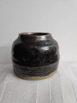 Buy Studio Art Pottery Vase Signed # 96 3 3/4 H X 4.5 D Multicolor • 52.74£