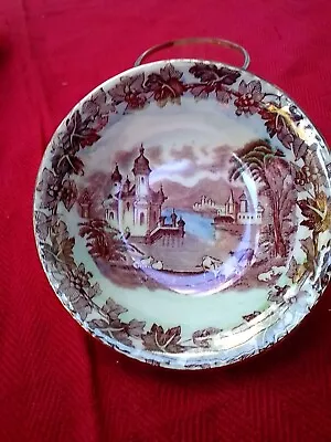 Buy Vintage Maling Newcastle Lusterware Pattern 6532 Tinted Venice Scene Small Dish • 18£
