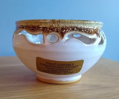 Buy Philip Gardiner Hand Thrown Pottery Trinket Pot Bowl Dish Makers Mark • 5.50£