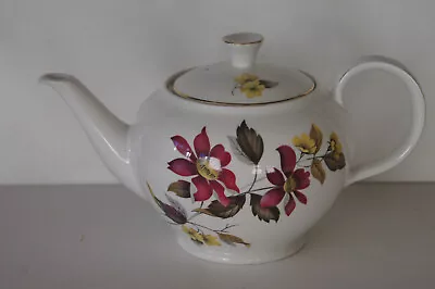 Buy A Lovely Vintage Burleigh Ware Burgess & Leigh Teapot,branksome Pattern? • 14.99£