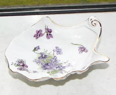 Buy Hammersley Fine Bone China Victorian Violets Pattern Shell Dish 16cm By 15cm • 10£