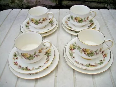 Buy Royal Standard 4 X TEA TRIOS Lyndale Fine Bone China Tea Cup Saucer Tea Plate • 18£