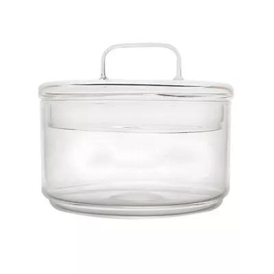 Buy Clear Glass Bowls With Lid - Set Of 1 • 14.69£