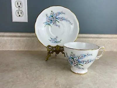 Buy Royal Osborne #8203 Shrub Flower Bloom Fine Bone China Tea Cup And Saucer Set • 14.10£