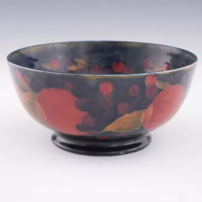 Buy Moorcroft Pottery Pomegranate Pattern Bowl C1930 • 240£