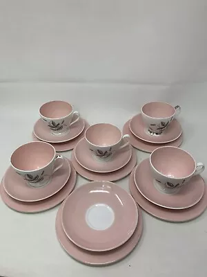 Buy Queen Anne  Harvest Pink  Afternoon Tea Set Fine Bone China. [A1~60] • 25£