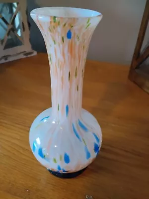 Buy Free Blown Art Glass Vase Studio Bottom Stamped PAN • 9.45£