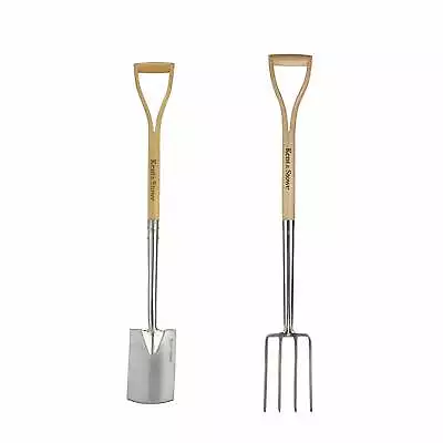 Buy Border Spade & Fork Set With Stainless Steel Head, Kent & Stowe High-quality • 68.98£