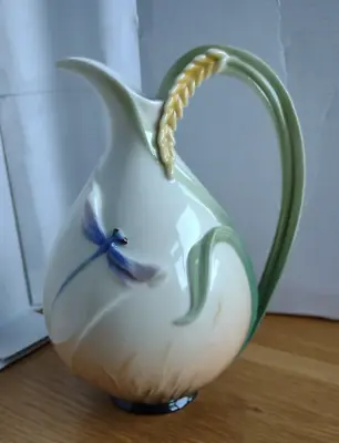 Buy Franz Porcelain Dragonfly Vase Hand Painted • 79£