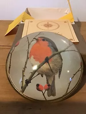 Buy Hand Cast Glass Robin Bird Paperweight Vintage Nigel Pain P D Whalley RSPB • 8£