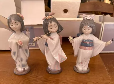 Buy Lladro Figurine Set - Oriental Girls -  06150 - 06151 - 06152 • 250£