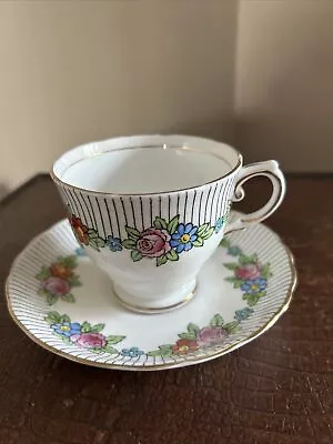 Buy Vintage Tuscan Fine English Bone China Tea Cup Saucer England. (L1) • 23.83£