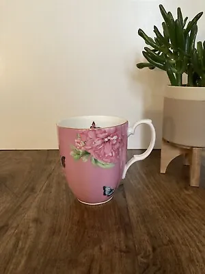 Buy Royal Albert Miranda Kerr Mug Pink Hope  Tea Coffee Butterfly Floral • 25£