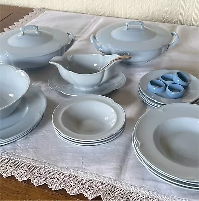 Buy Grey Dawn Johnson Brothers 1940's Utilityware, Dinner Set For 4. • 25£