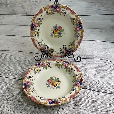 Buy Grindley Tunstall 2 ANNABELLE 8 Inch Bowls, England Vintage 1930s China HTF • 37.84£